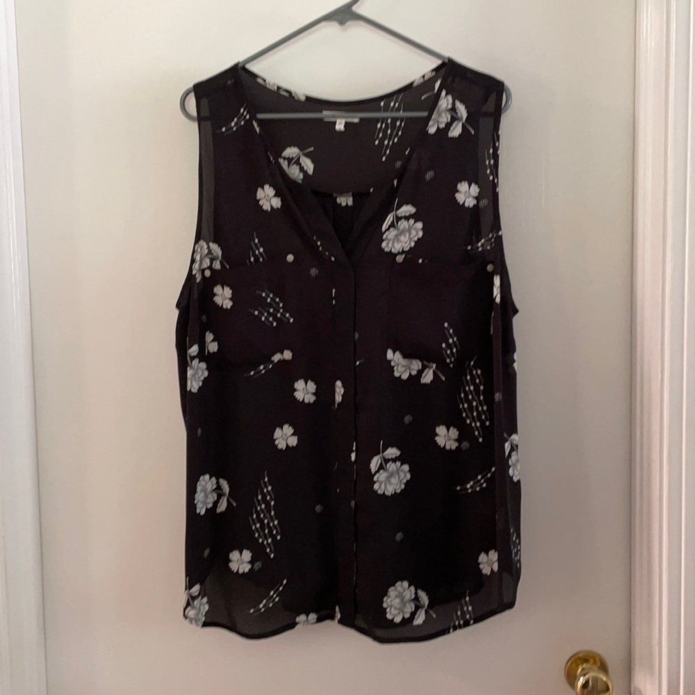 Flattering Maurice’s sleeveless top